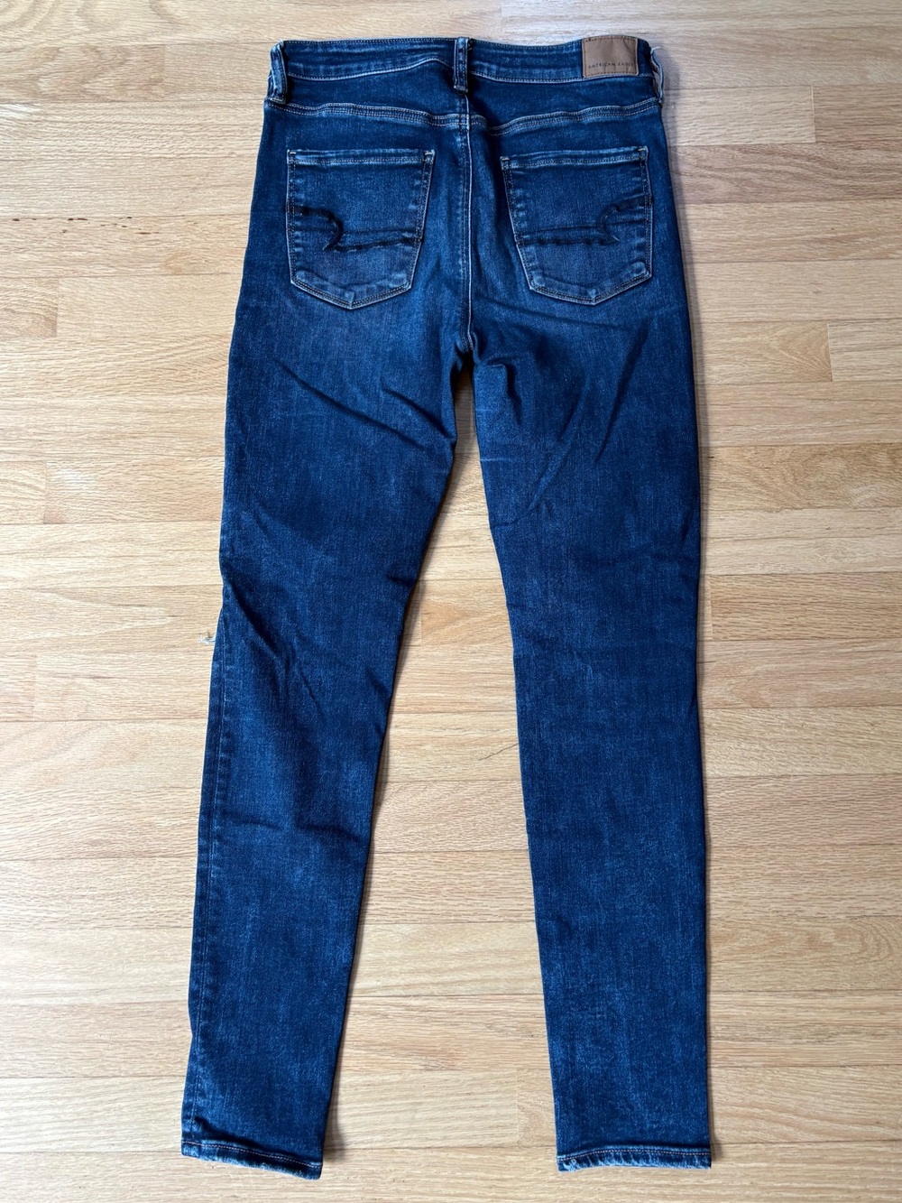 American Eagle Next Level Stretch Super Hi-Rise Jegging Jeans Size 8 - Picture 3 of 10
